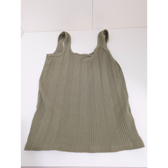 Cotton On women's green ribbed tank size small - Picture 4 of 4